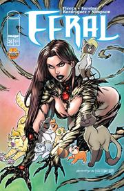 FERAL #26 CVR D TRISH FORSTNER & TIM SEELEY WITCHBLADE TEAM UP VAR