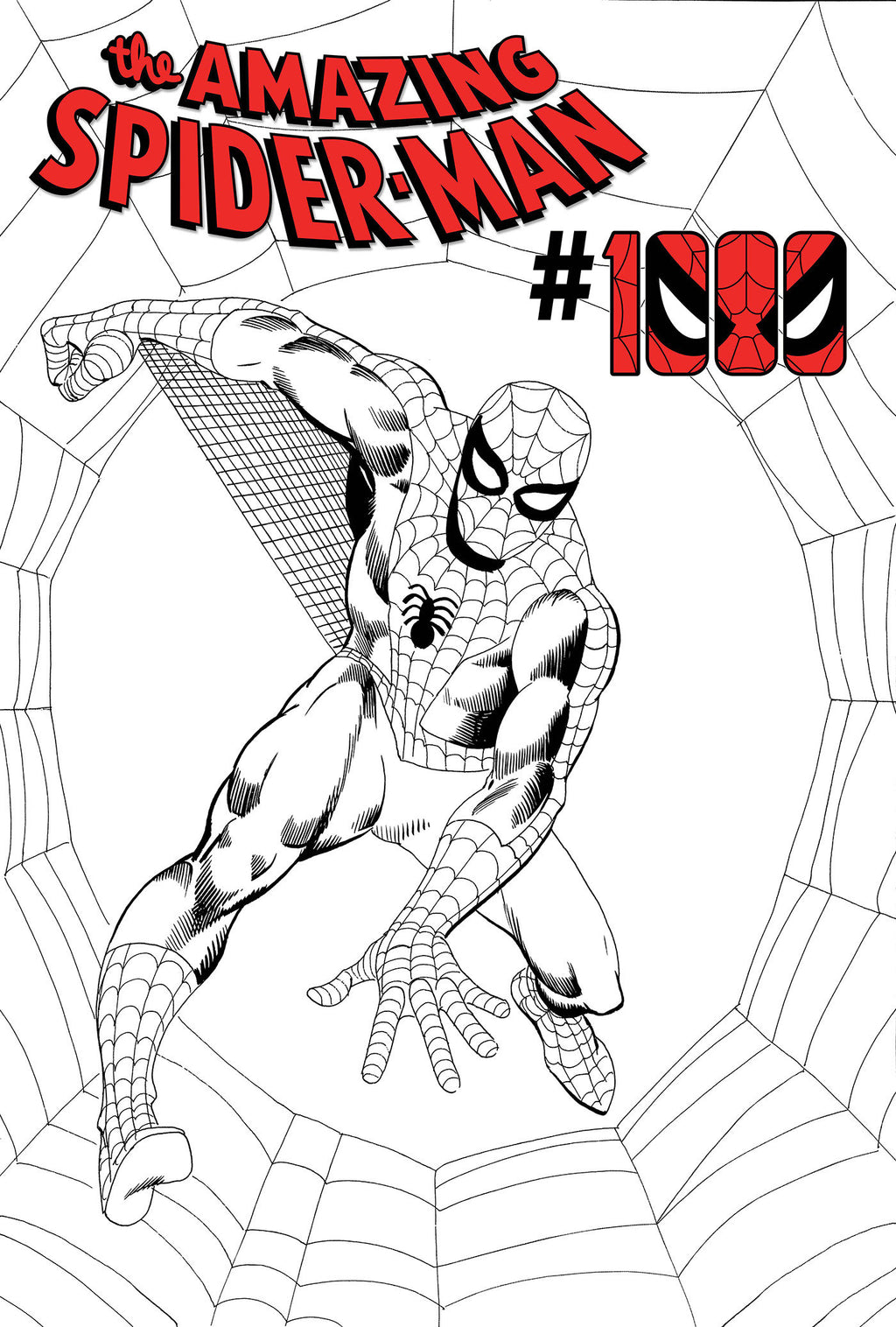AMAZING SPIDER-MAN #1000 STEVE DITKO BLACK AND WHITE VARIANT [1:50]
