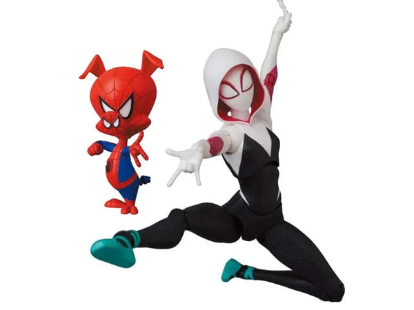 Spider-Man: Into The Spider-Verse MAFEX No.134 Spider-Gwen & Spider-Ham Action Figure Set