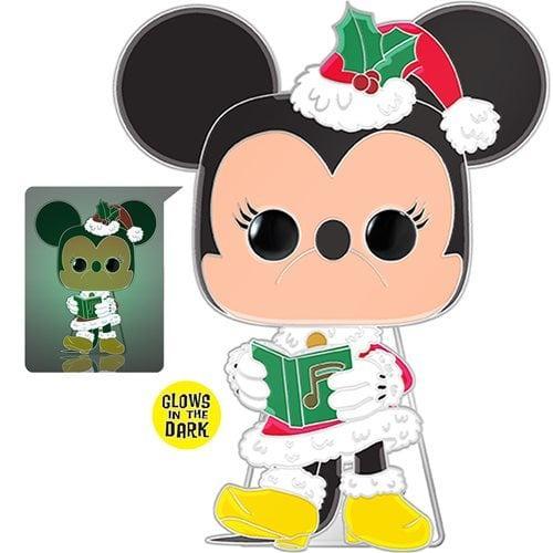 Disney Holiday Minnie Mouse Glow-in-The-Dark Large Enamel Funko Pop! Pin #22