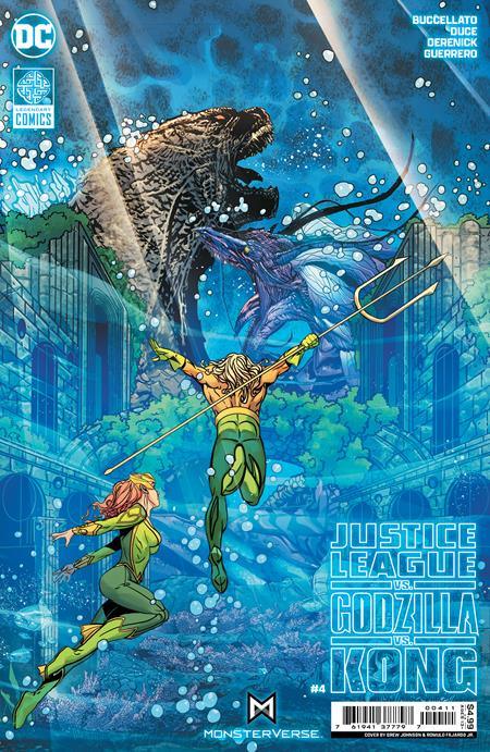 JUSTICE LEAGUE VS GODZILLA VS KONG #4 (OF 7) CVR A DREW JOHNSON