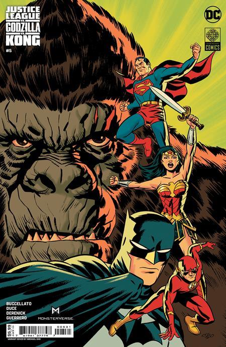 JUSTICE LEAGUE VS GODZILLA VS KONG #5 (OF 7) CVR C MICHAEL CHO CARD STOCK VAR
