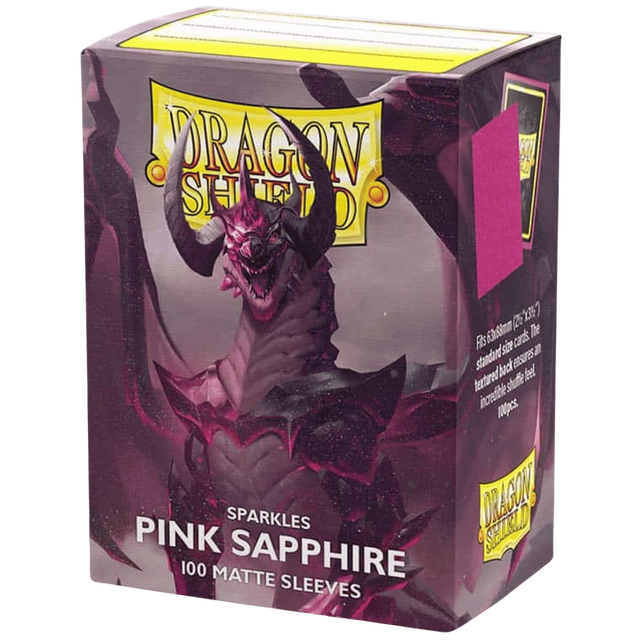 DRAGON SHIELD 100CT BOX PINK SAPPHIRE MATTE