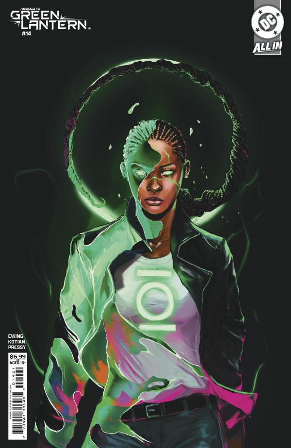 ABSOLUTE GREEN LANTERN #14 CVR B TAJ TENFOLD CARD STOCK VAR