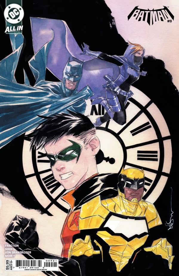 BATMAN #9 CVR B DUSTIN NGUYEN CARD STOCK VAR