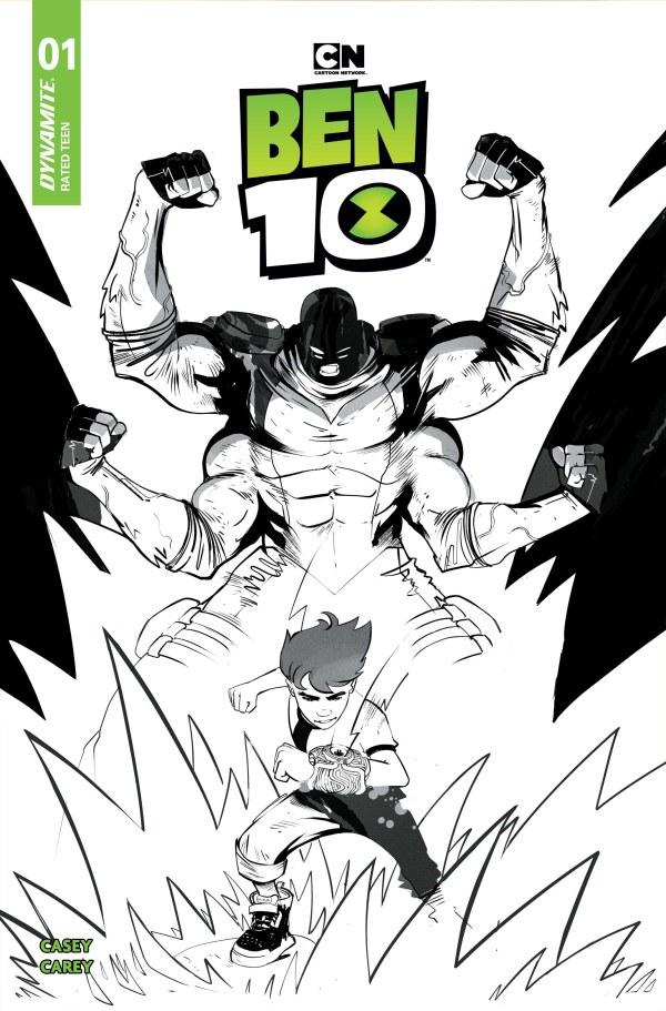 BEN 10 #1 CVR K INC 1:15 SEBASTIAN PIRIZ LINE ART VAR