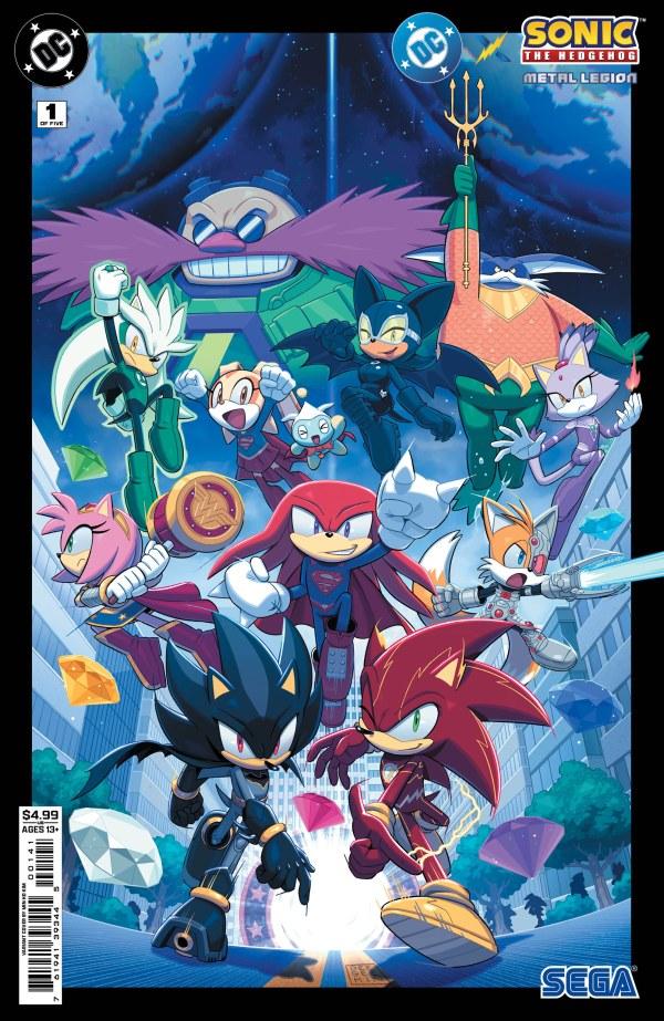 DC X SONIC THE HEDGEHOG THE METAL LEGION #1 (OF 5) CVR D MIN HO KIM CARD STOCK VAR