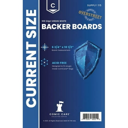 CURRENT COMIC BACKING BOARDS (PACK OF 100) (NET)