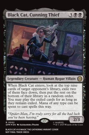 BLACK CAT #10 ALESSANDRA PISANO MAGIC: THE GATHERING VARIANT