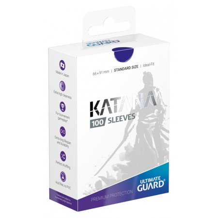 UG SLEEVES KATANA BLUE 100-COUNT