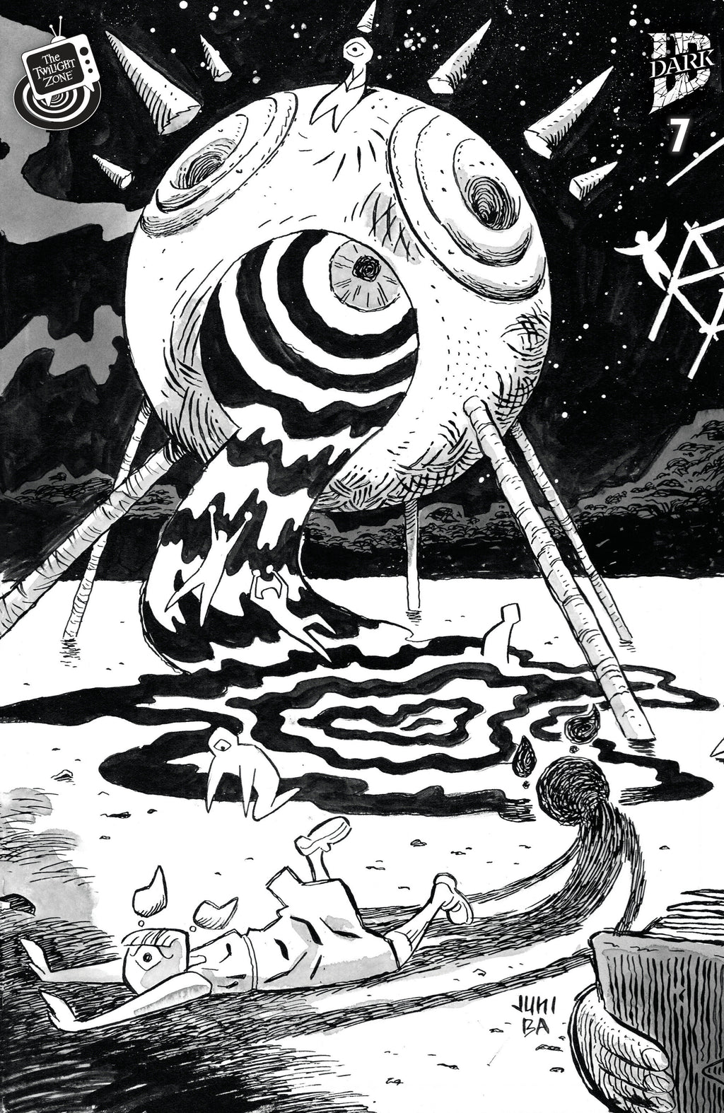 The Twilight Zone #7 Variant B (Ba Connecting Cover)