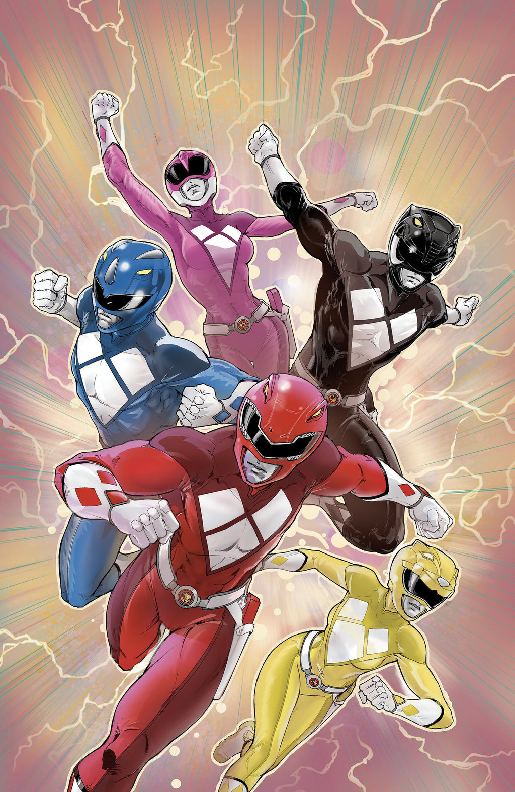 Mighty Morphin Power Rangers (2026) #1 F 1:10 INCV Foil Variant (Full Art, Foil, Griffith) [1:10]
