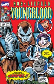 YOUNGBLOOD #100 CVR G ROB LIEFELD & TODD MCFARLANE RETRO VAR