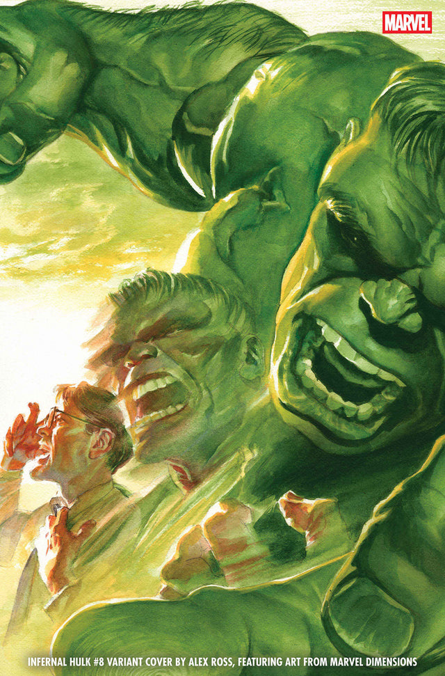 INFERNAL HULK #8 ALEX ROSS MARVEL DIMENSIONS VARIANT