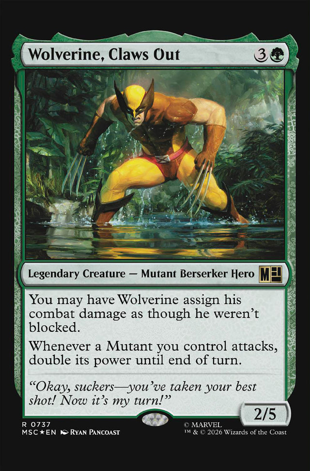 WOLVERINE #22 CLASSIFIED ARTIST MAGIC: THE GATHERING VARIANT