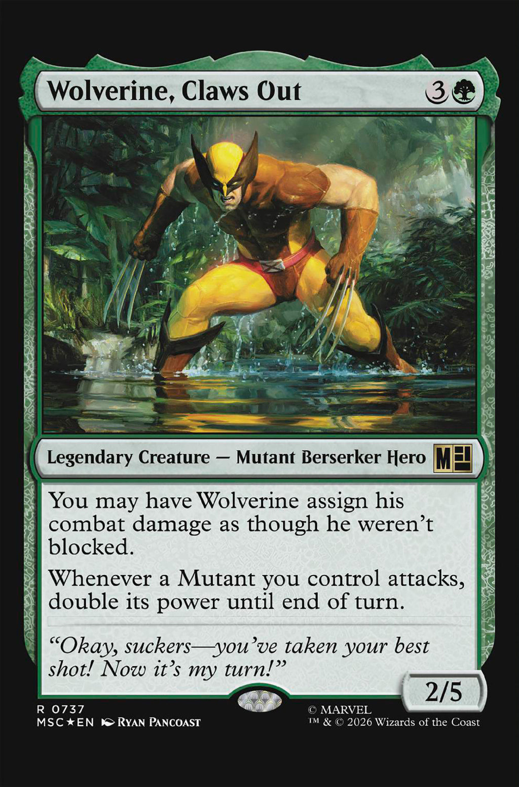 WOLVERINE #22 CLASSIFIED ARTIST MAGIC: THE GATHERING VARIANT