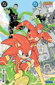 DC X SONIC THE HEDGEHOG THE METAL LEGION #3 (OF 5) CVR C TRAVIS MERCER CARD STOCK VAR