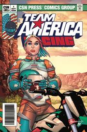 TEAM AMERICA RACING FULL THROTTLE EDITION #1 (ONE SHOT) CVR A HOWARD CHAYKIN