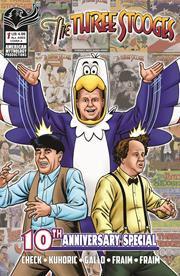 THREE STOOGES AMERICAN MYTHOLOGY 10TH ANNIVERSARY #1 CVR A FRAIM BROTHERS