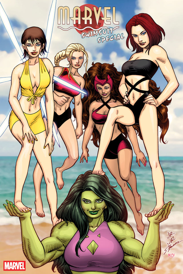 MARVEL SWIMSUIT SPECIAL: BRAND NEW BEACH DAY #1 JOHN ROMITA JR. VARIANT [1:25]