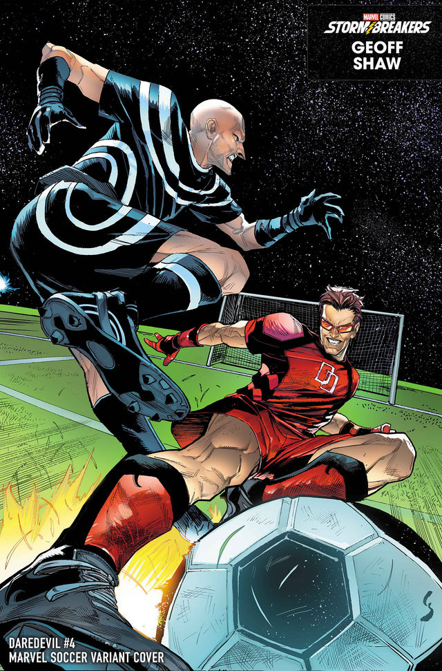 DAREDEVIL #4 GEOFF SHAW MARVEL SOCCER VARIANT