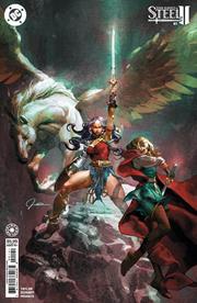 DARK KNIGHTS OF STEEL II #1 (OF 12) CVR D GERALD PAREL CARD STOCK VAR