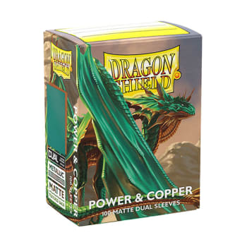 DRAGON SHIELD 100CT BOX DUAL MATTE POWER & COPPE