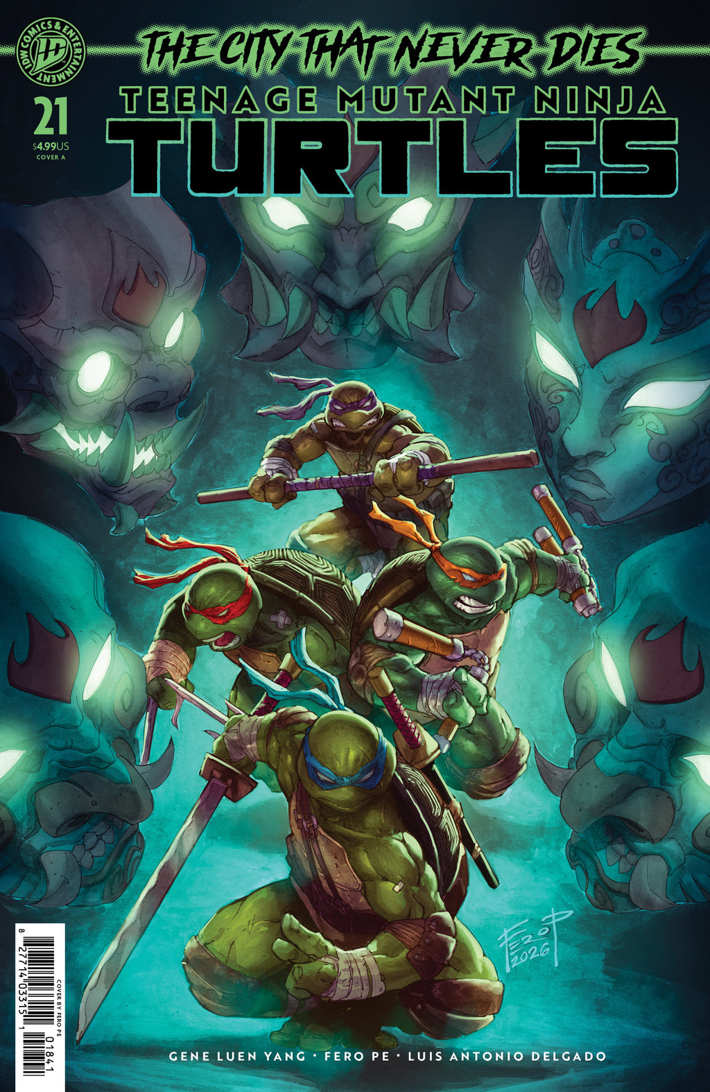 Teenage Mutant Ninja Turtles #21 Cover A (Pe)