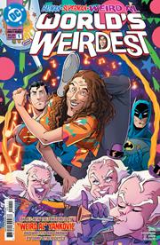 BATMAN SUPERMAN WEIRD AL WORLDS WEIRDEST #1 (ONE SHOT) CVR A DAN SCHOENING