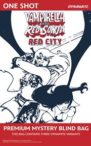 VAMPIRELLA VS RED SONJA RED CITY #1 CVR F PREMIUM MYSTERY BLIND BAG VAR