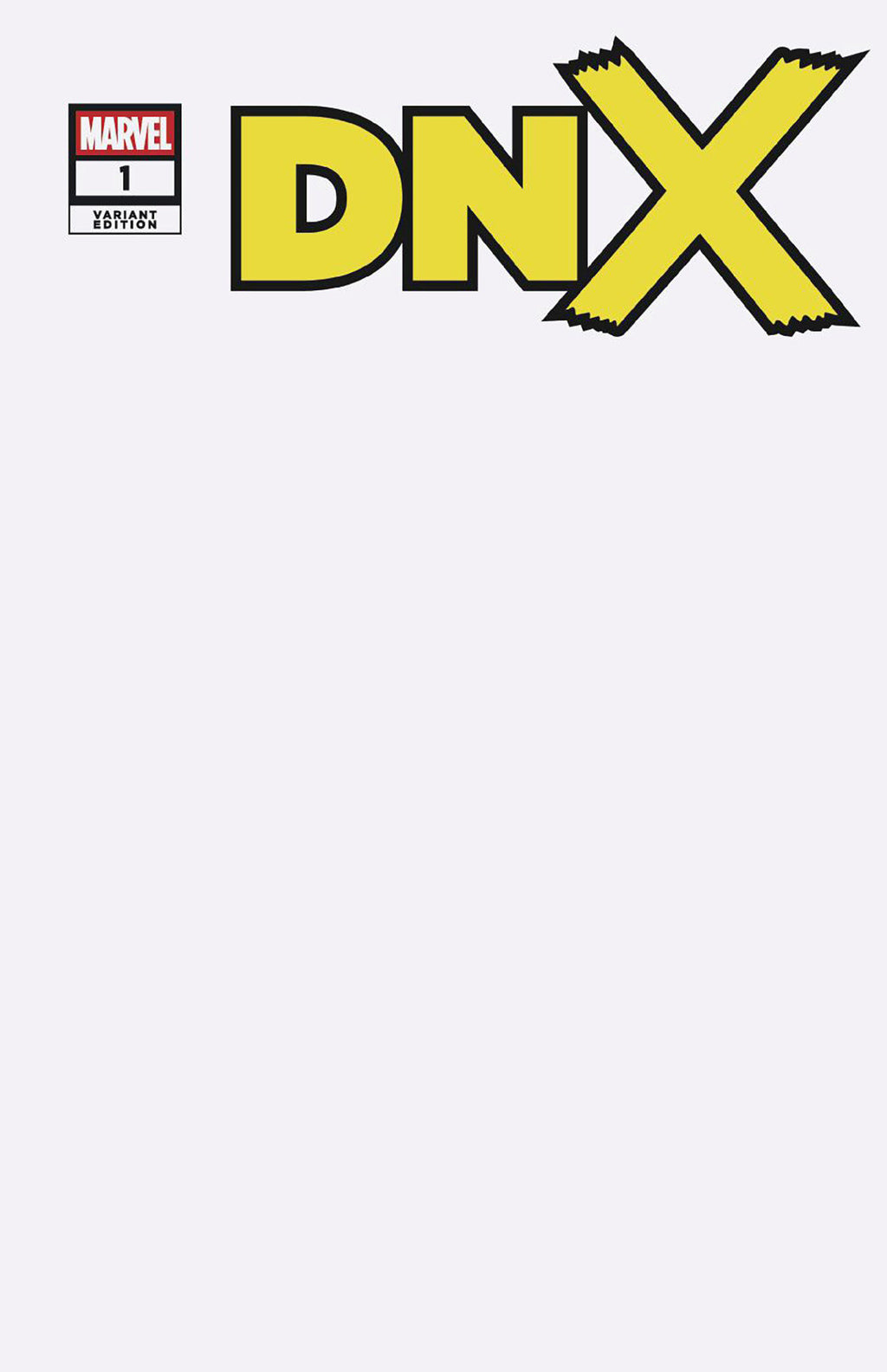 DNX #1 BLANK COVER VARIANT A