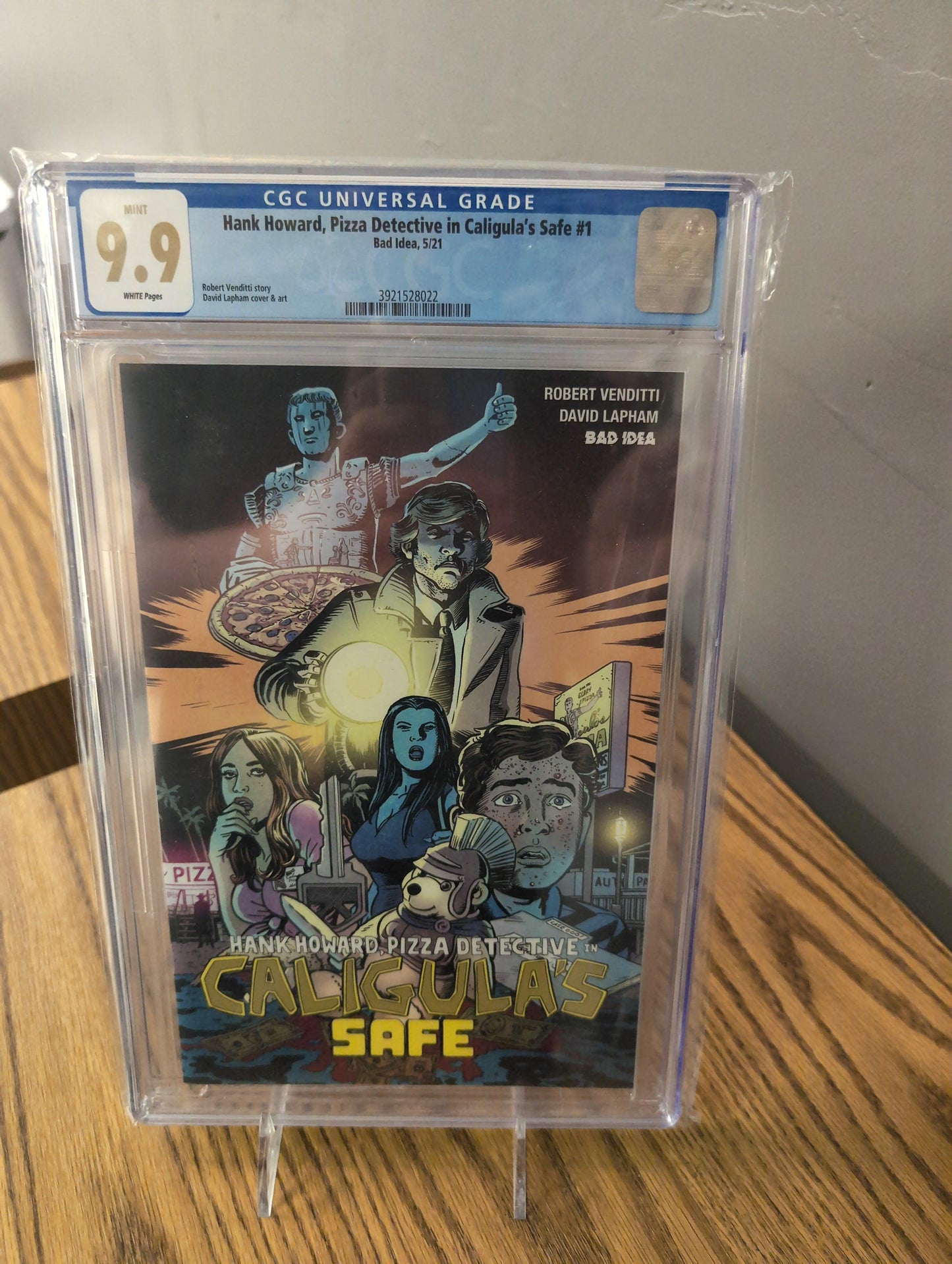 CGC #1 9.9 Hank Howard, Pizza Detective in Caligula's safe