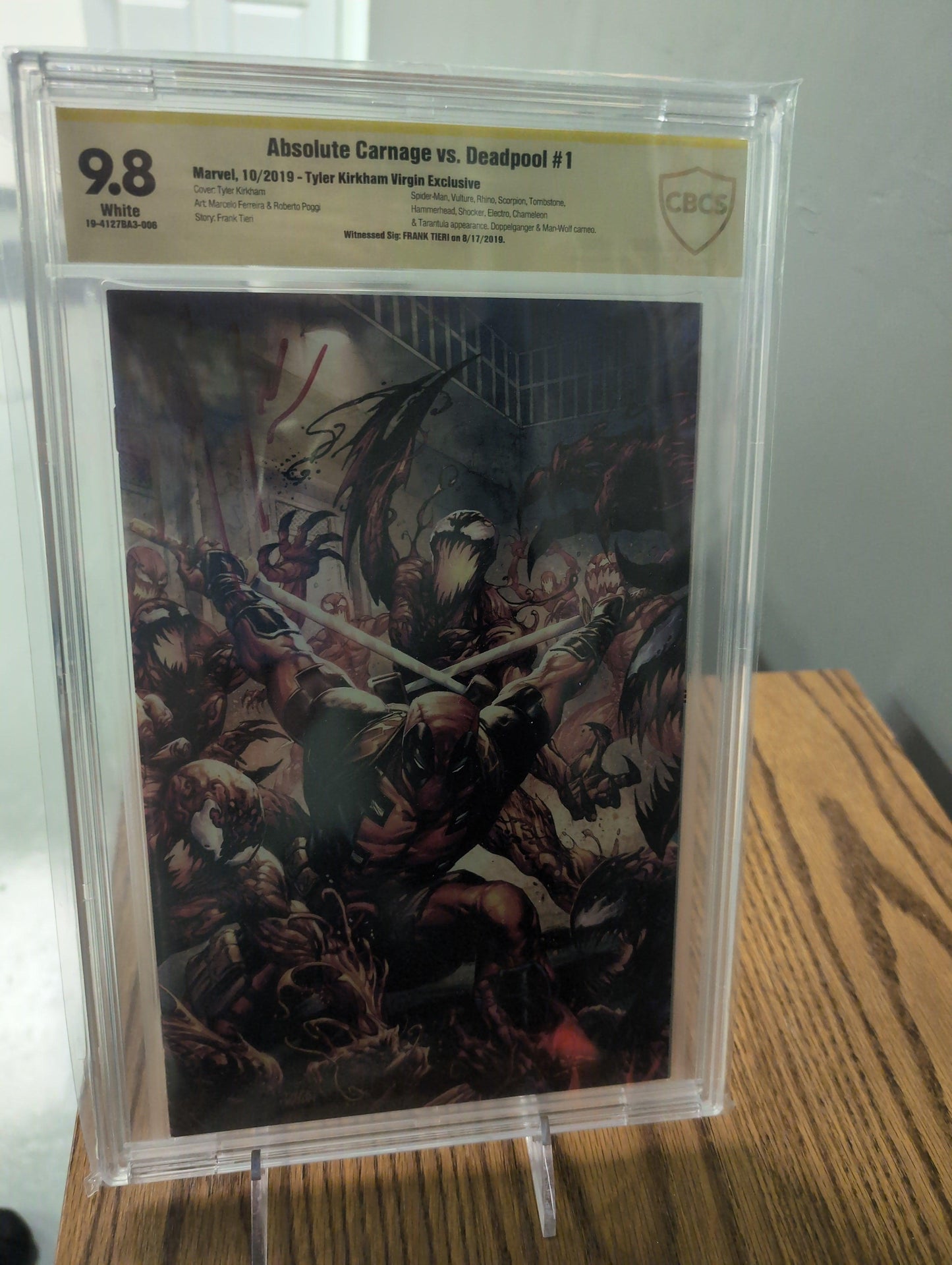 CBCS 9.8 Absolute Carnage vs Deadpool #1 Signed