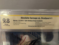 CBCS 9.8 Absolute Carnage vs Deadpool #1 Signed