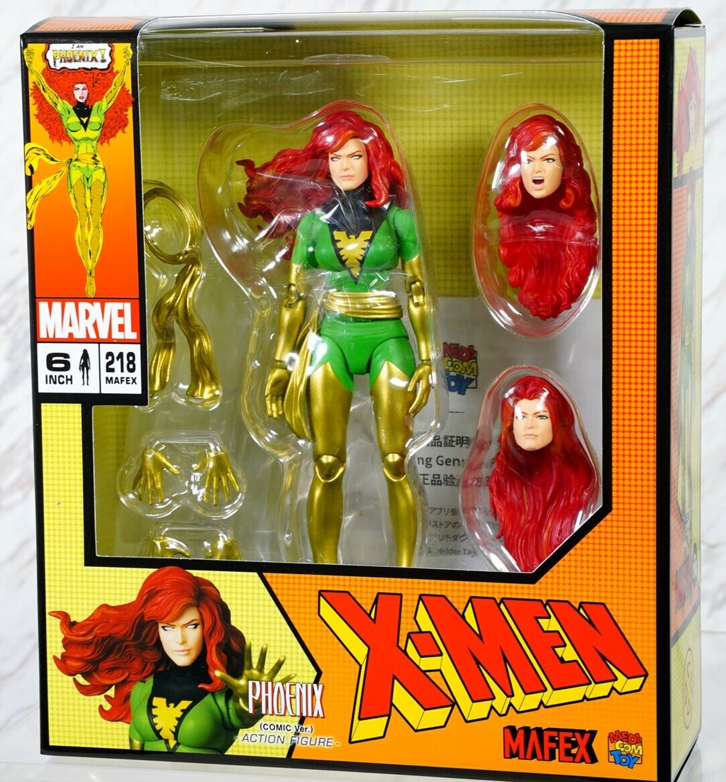 MAFEX No.218 X-MEN PHOENIX Phoenix (COMIC Ver.) Total Height: Approx. 5.9 inches (150 mm), Non-scale, Painted Action Figure
