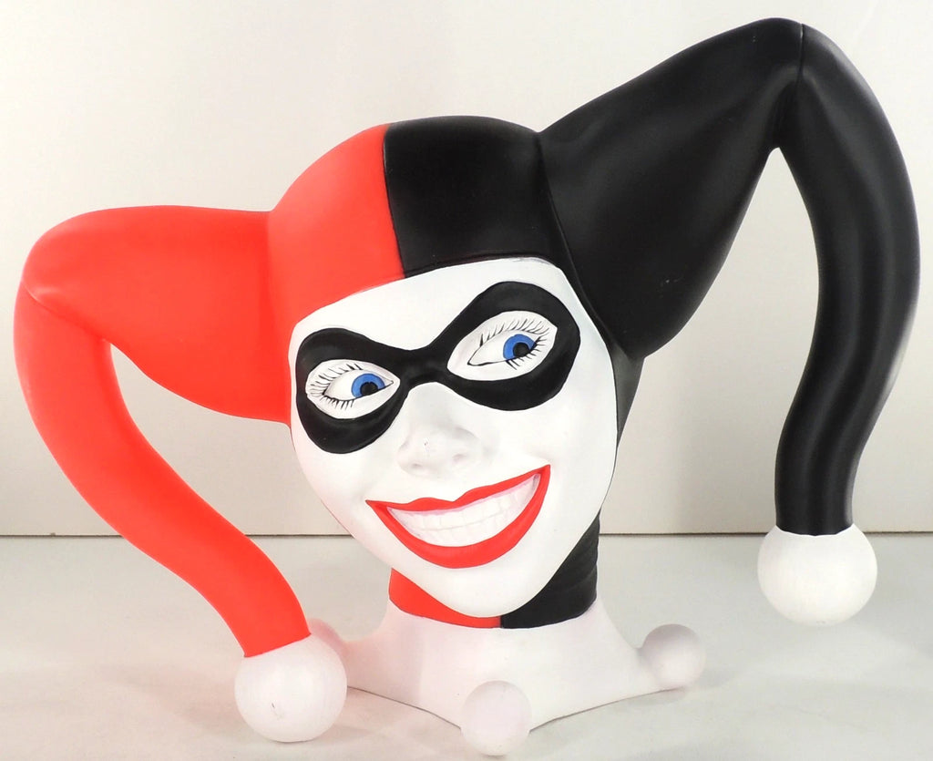 DC Heroes Harley Quinn Head Bank Statue