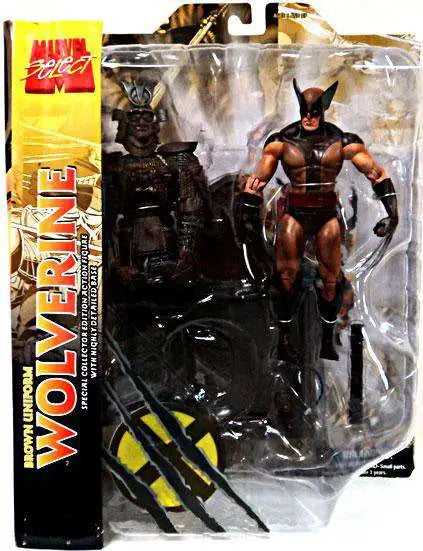 Marvel Select Brown Uniform Wolverine Exclusive Action Figure