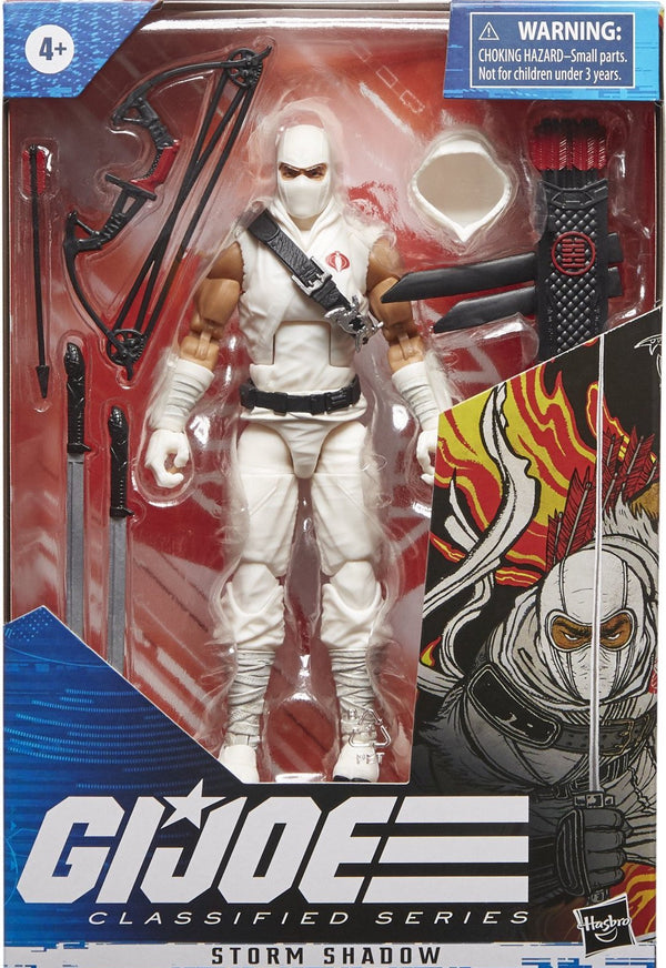 G.I. Joe Classified Series Storm Shadow Action Figure 35 Collectible Premium Toy, Multiple Accessories 6-Inch-Scale with Custom Package Art