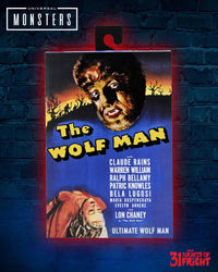 NECA Universal Monsters Wolf Man Action Figure [Ultimate Version, Lon Chaney]